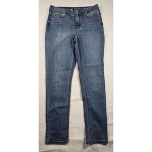 Women's Seven Jeans Light Wash Size 10 Tummyless high Rise Skinny